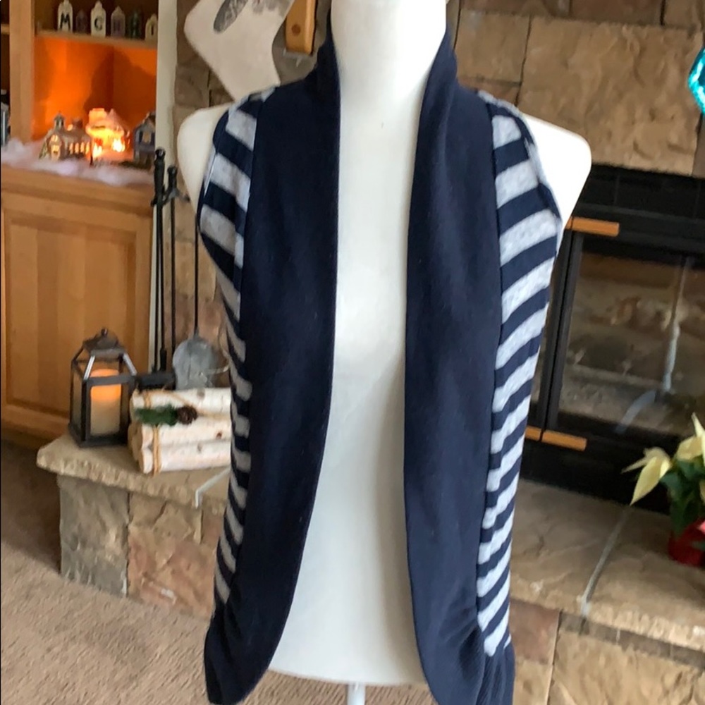 Racer back striped shirt